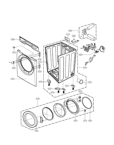 Cabinet & door assembly