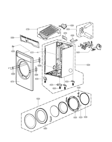Cabinet & door assembly