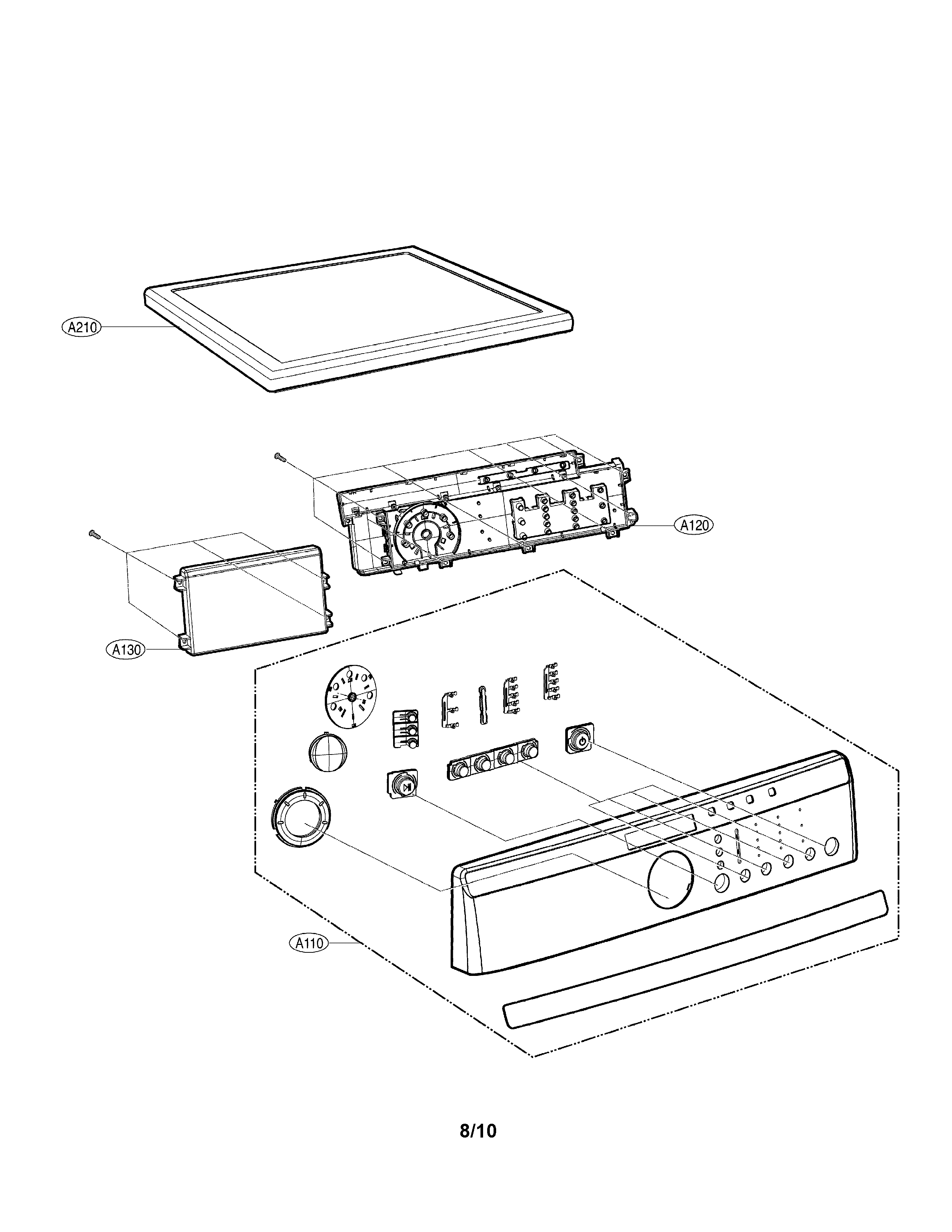 Control panel & plate assembly