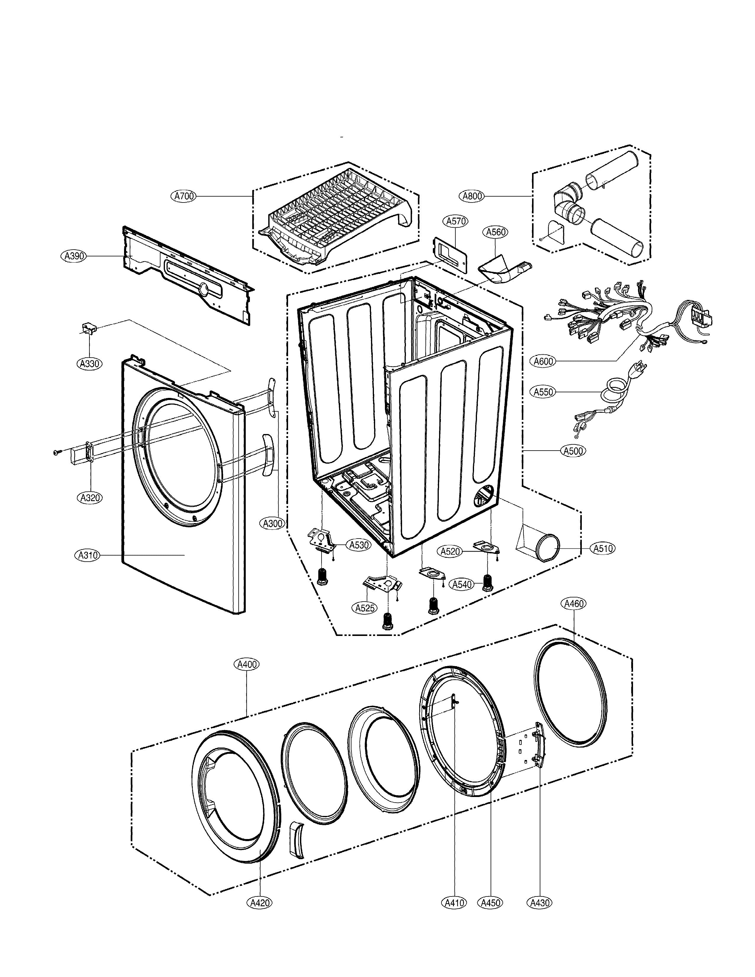 Cabinet & door assembly