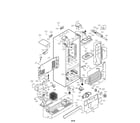 LG LFD21860ST/00 case parts diagram