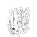 LG LFD21860ST/00 case parts diagram