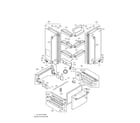 LG LFD21860ST/00 door parts diagram