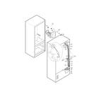 LG LFD25860SW/00 water & icemaker parts diagram