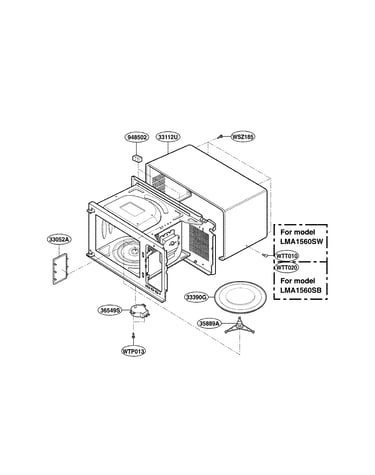 Oven cavity parts