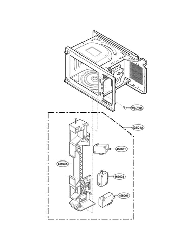Latch board parts