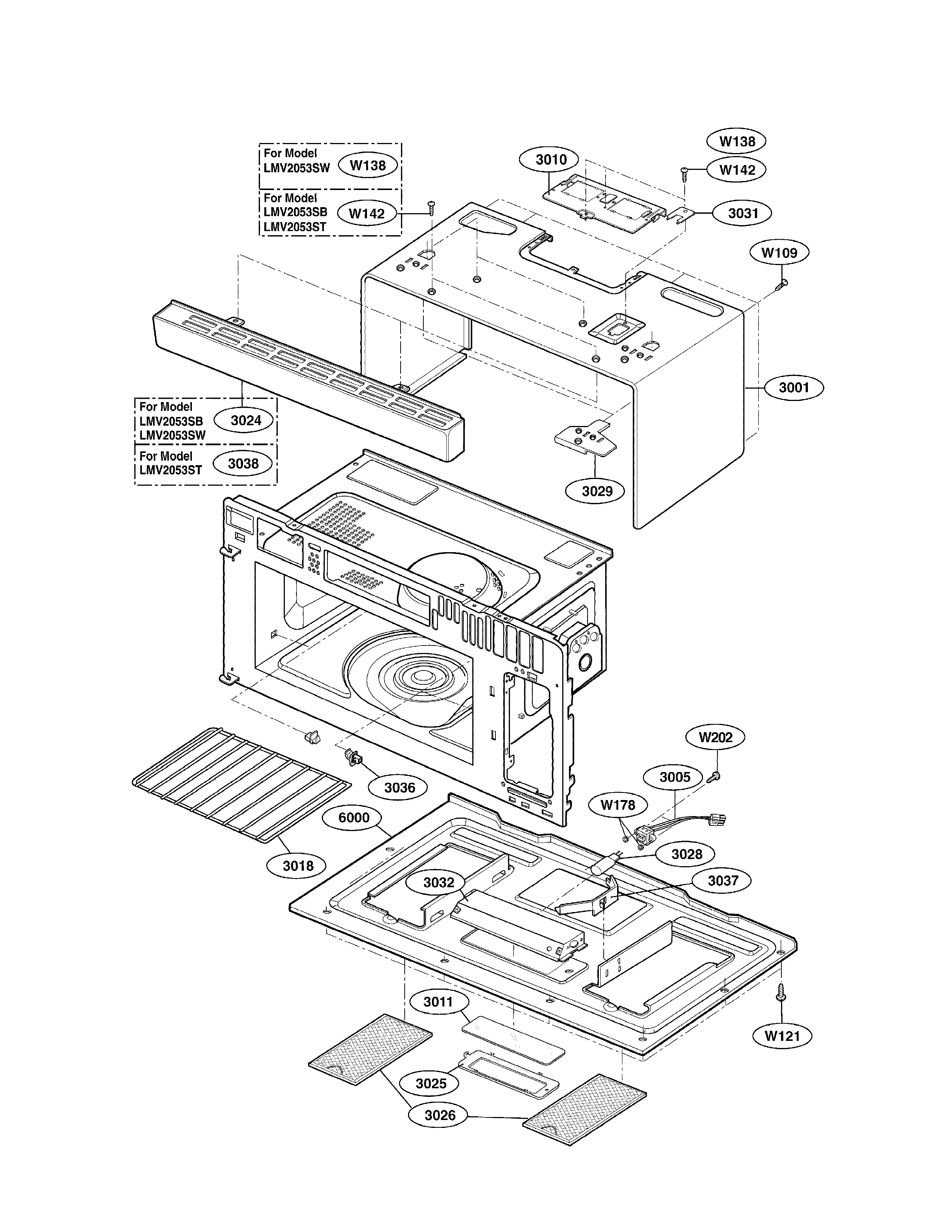 Oven Cavity Parts