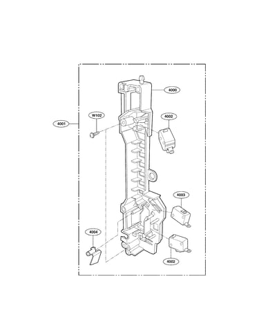 Latch board parts