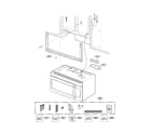 LG LMV2053SW/01 installastion parts diagram