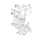 LG LMV2053SW/00 oven cavity parts diagram