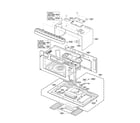 LG LMVH1750ST/00 oven cavity parts diagram
