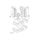 LG LMX25981SB/00 door parts diagram