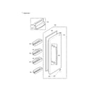LG LRSC26912SW refrigerator door parts diagram