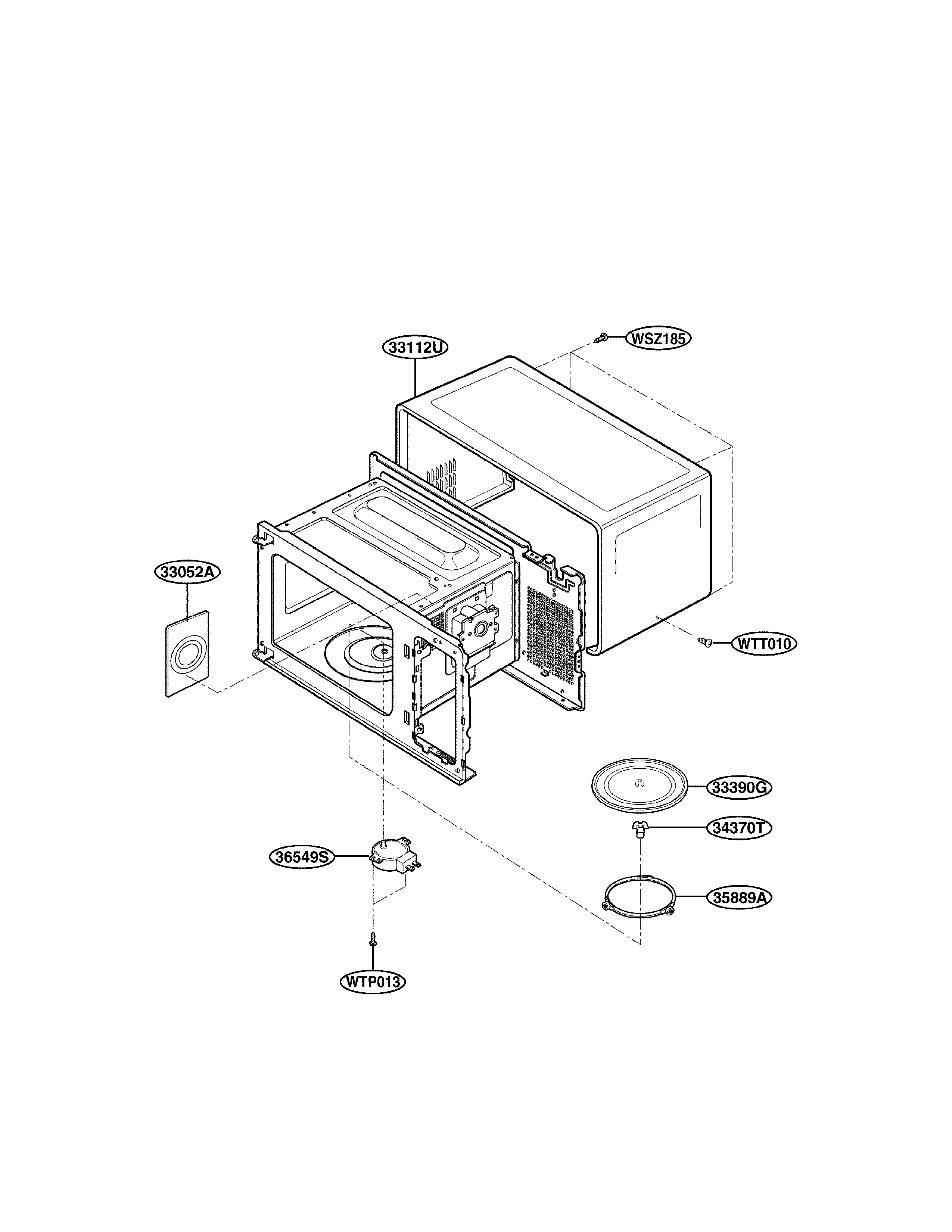 Oven cavity parts