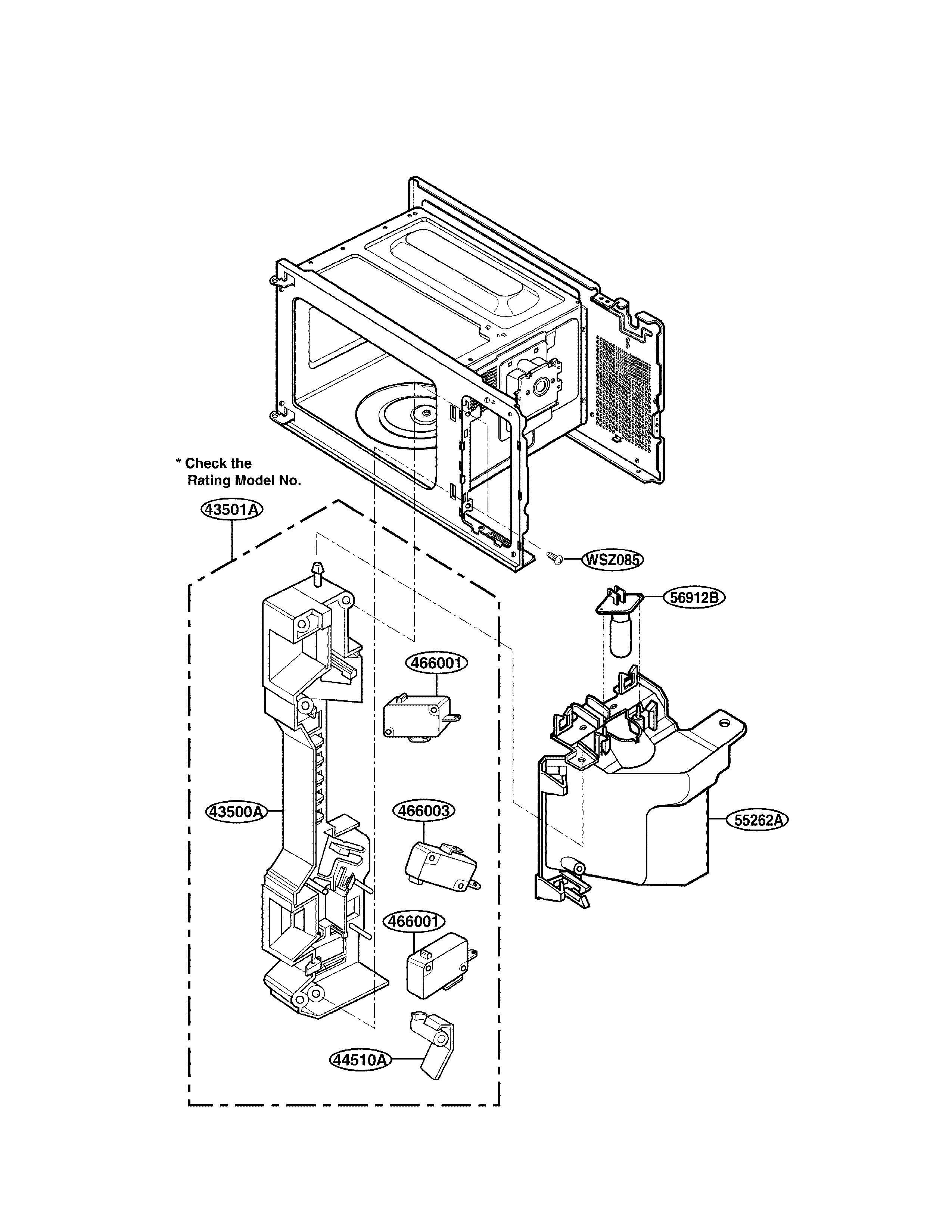 Latch board parts