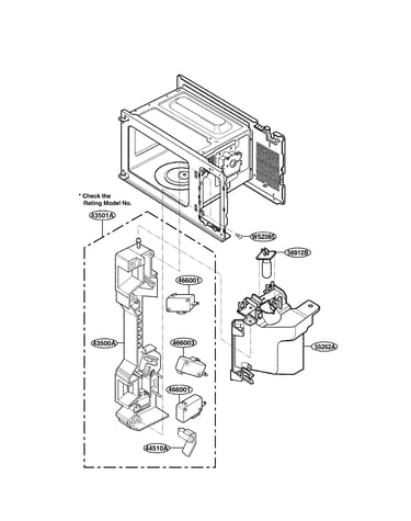 Latch board parts