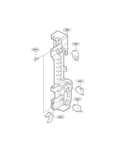 Latch board parts