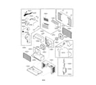 Goldstar WG5005 a/c room diagram