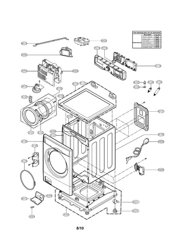 Cabinet & control panel assembly