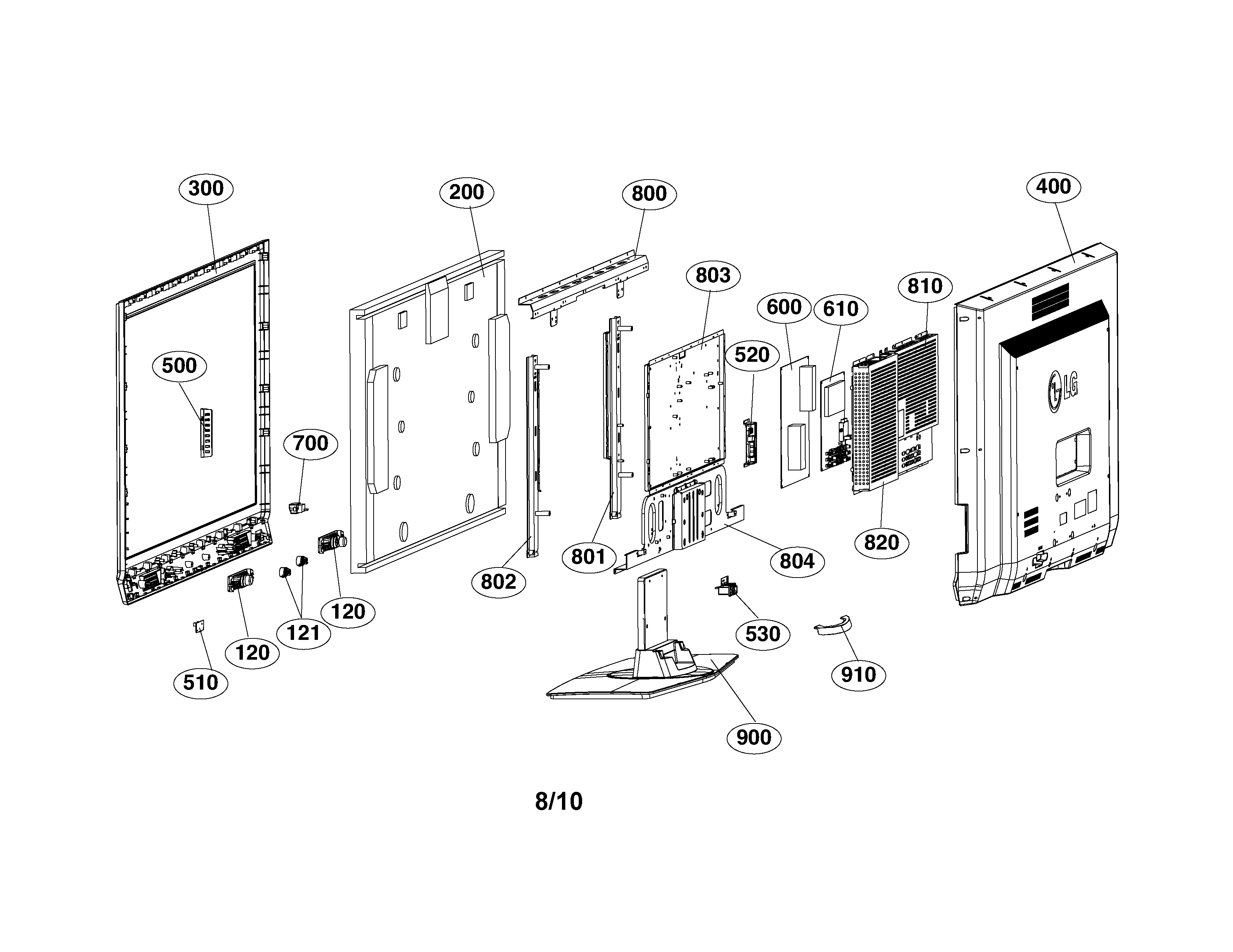 Tv lcd 52