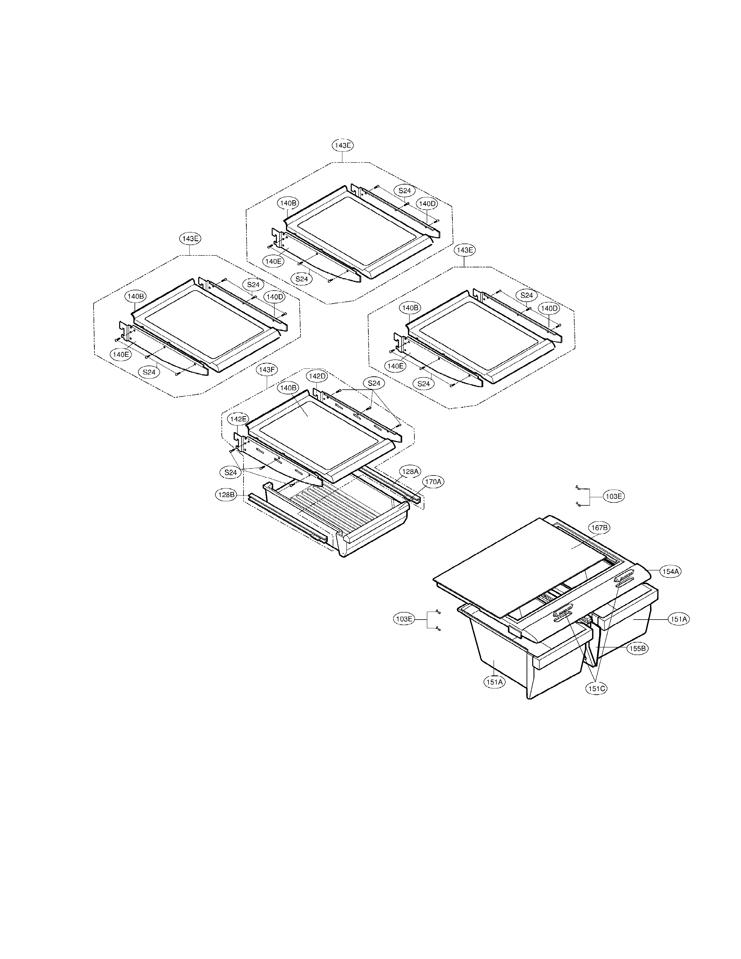Refrigerator parts