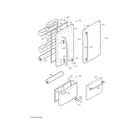LG LBN22515WW/00 door parts diagram