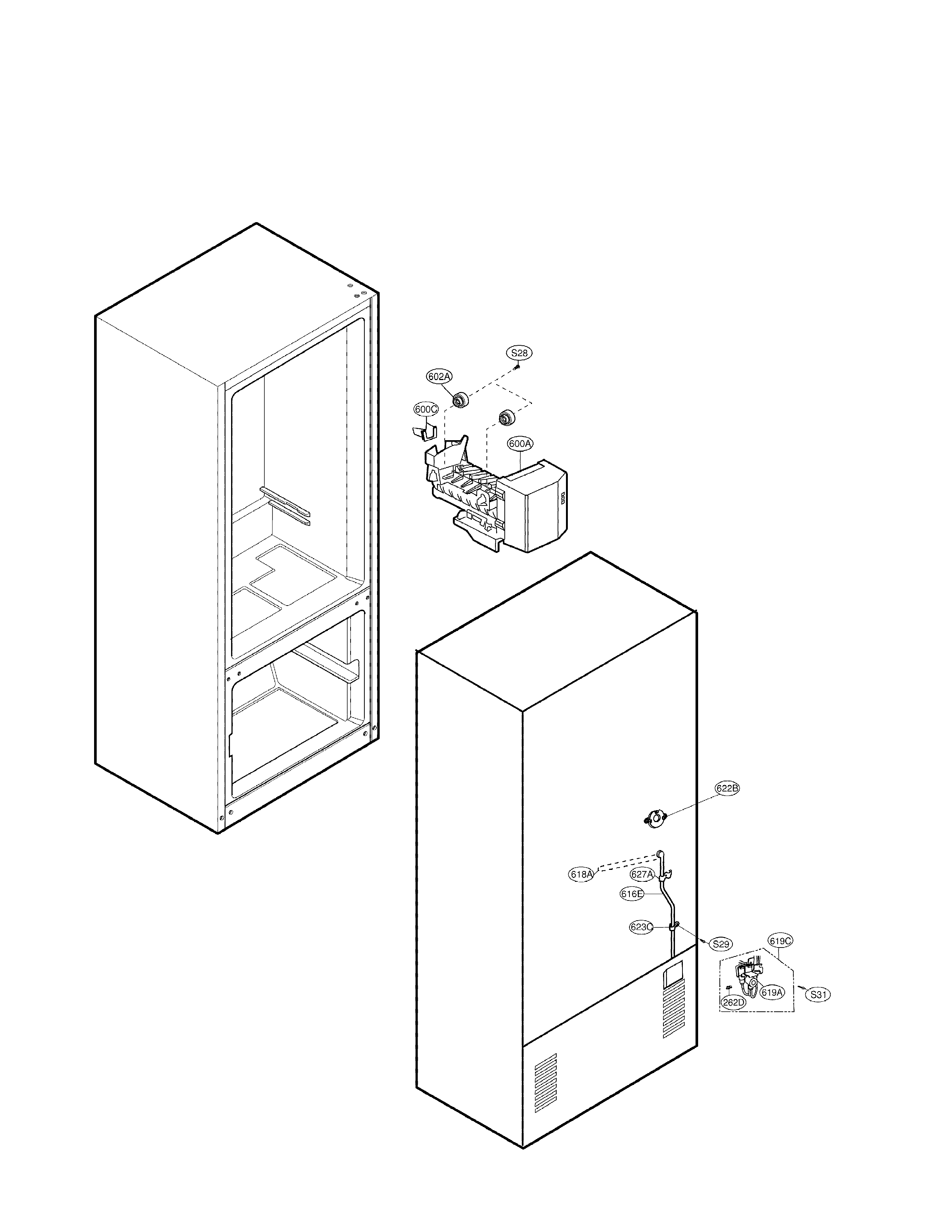 Ice maker parts
