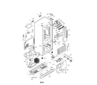 LG LDN22735SB/00 case parts diagram
