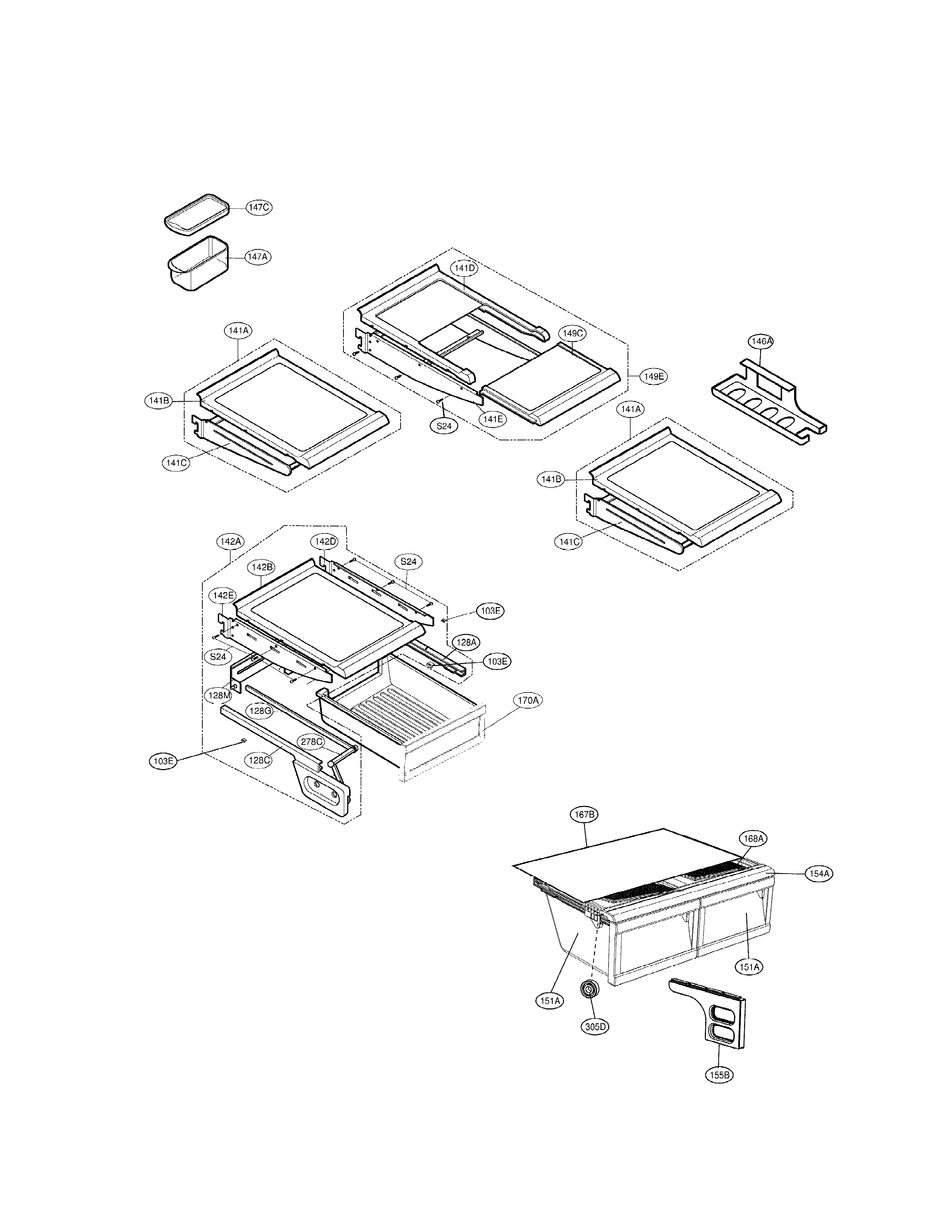 Refrigerator parts