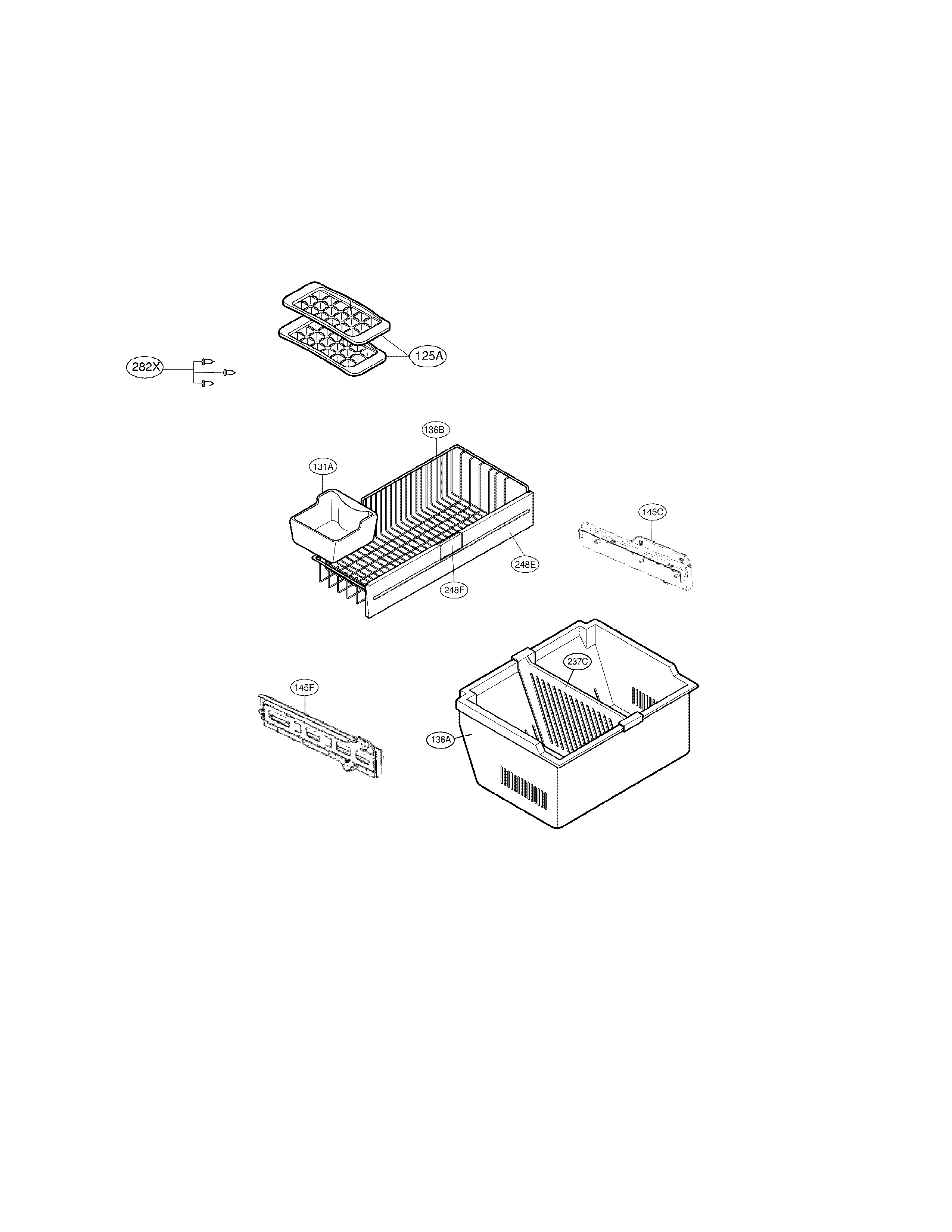 Freezer parts