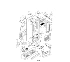 LG LMX25985SW/02 case parts diagram