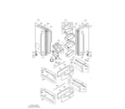 LG LMX25985SW/00 door parts diagram
