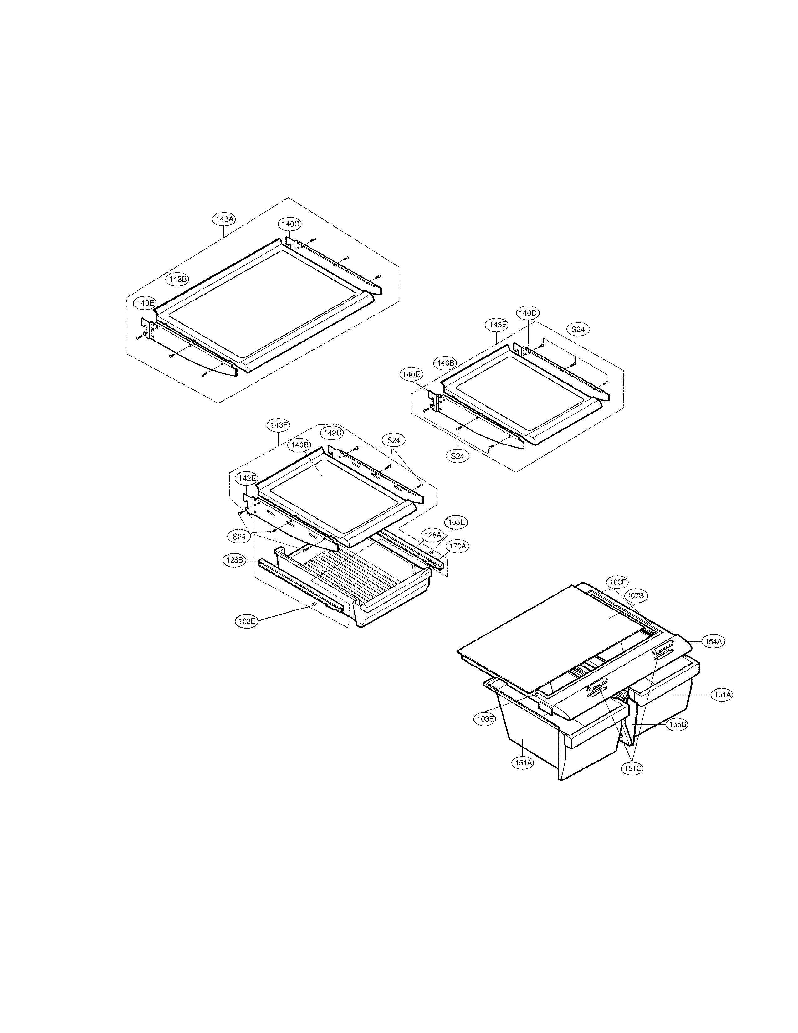 Refrigerator parts