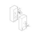LG LRBC20512SW water & ice maker parts diagram