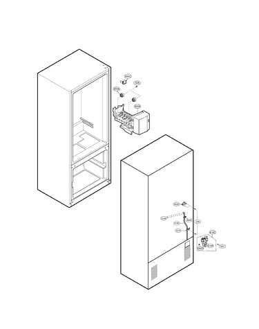 Water & ice maker parts