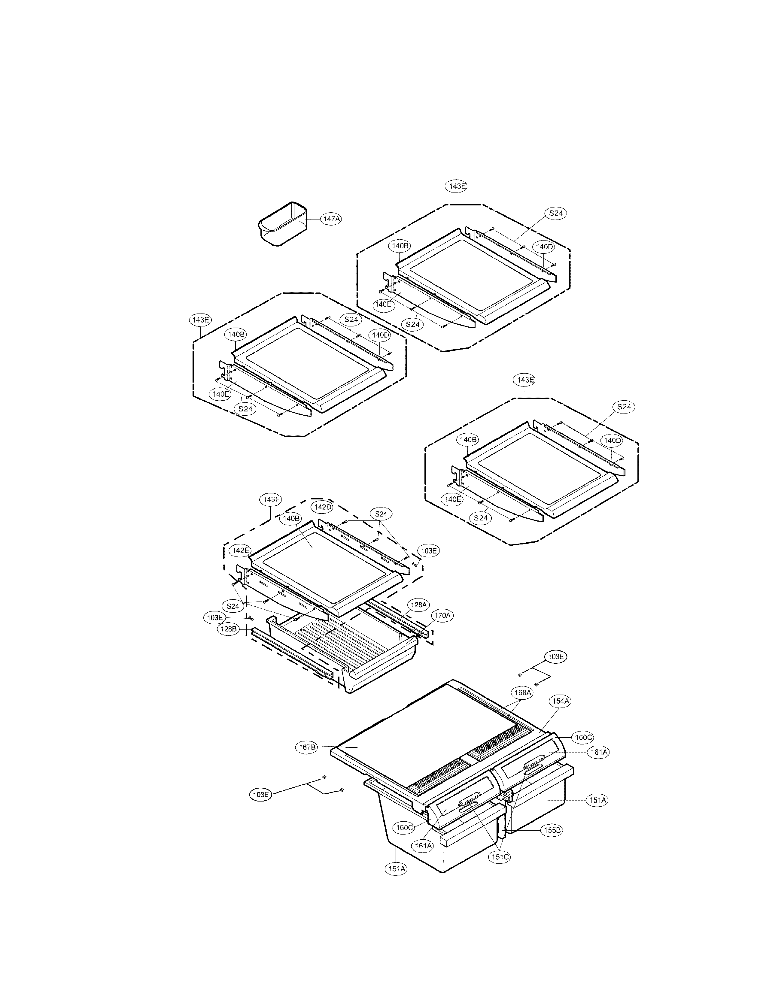 Refrigerator parts