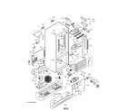 LG LRDN20720WW case parts diagram