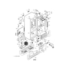LG LRDN22720BK case parts diagram