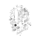 LG LRDN22734WW case parts diagram