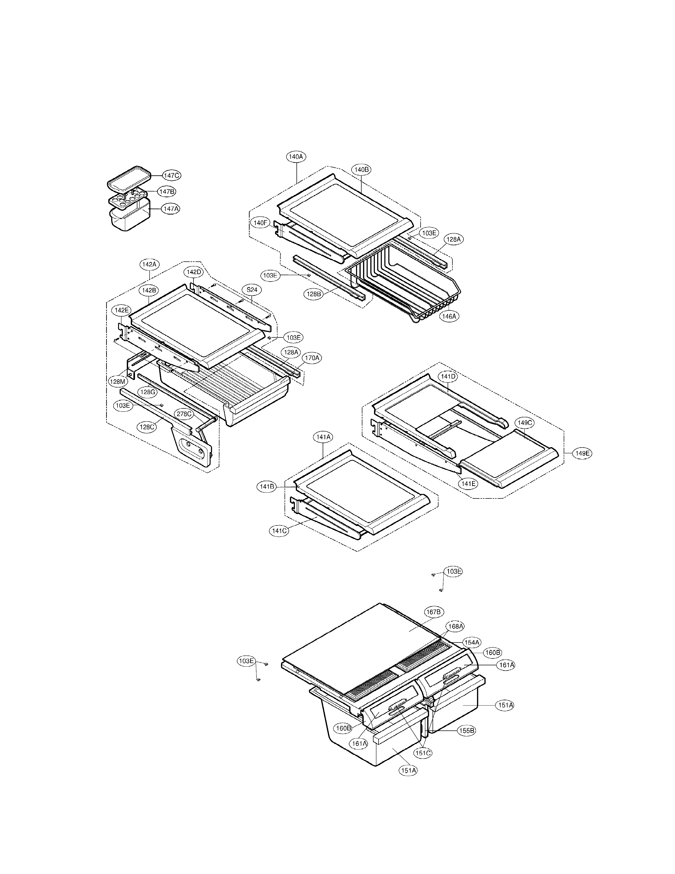 Refrigerator parts