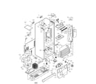 LG LRFC21755TT/00 case parts diagram