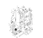 LG LRFD21855ST case parts diagram