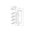 LG LRSC26910SW refrigerator door part diagram