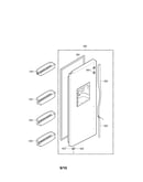 Freezer door part