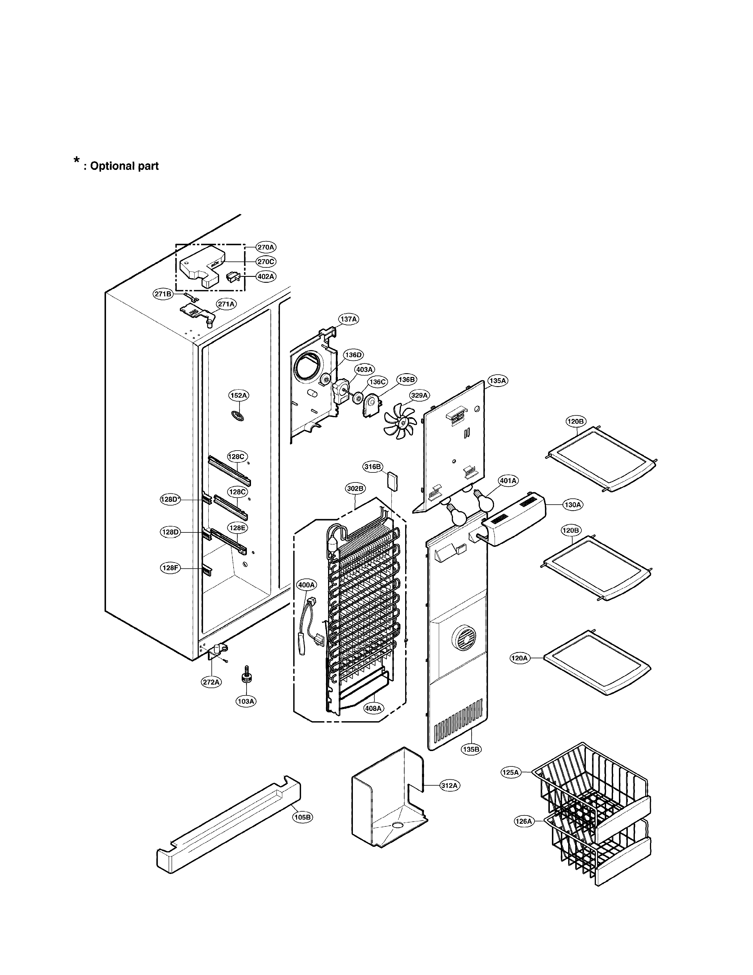 Freezer compartment