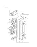 Refrigerator door part