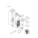 LG LRSC26922TT freezer compartment diagram