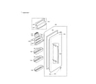 LG LRSC26940TT refrigerator door part diagram