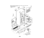 LG LRTB2023BS refrigerator top mount diagram