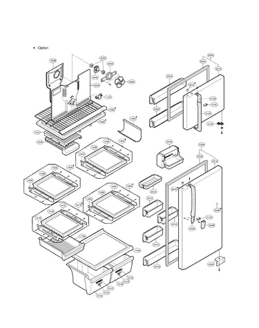 Refrigerator top mount
